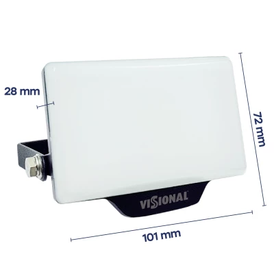 LED Moisture-resistant outdoor floodlight with motion sensor 10W, 1100Lm, 4000K, IP65